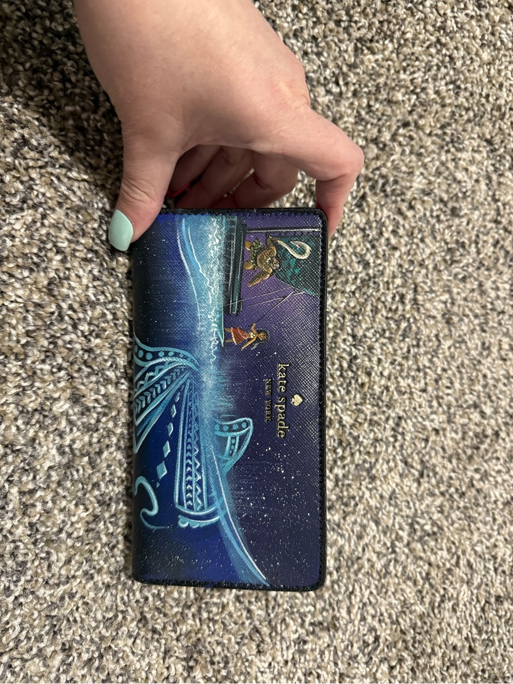 kate spade Moana themed custom bifold Wallet